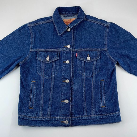 Levi’s Denim Relaxed Fit Trucker Blue Jean Jacket